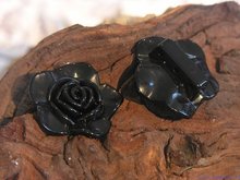 Bloem verdeler, 33x14mm, zwart
