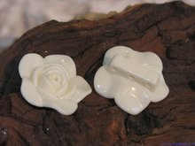 Bloem verdeler, 33x14mm, wit