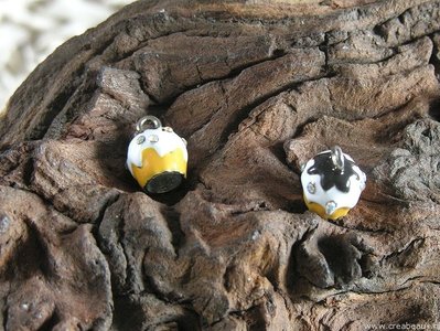 Cupcake met strass, 20x13mm, zilverkleur