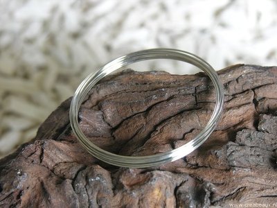Wikkelarmband, 56mm, zilverkleur