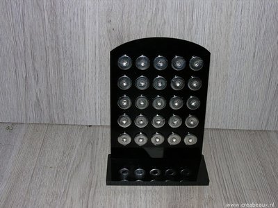Display drukknopen, 18x14cm, zwart