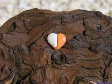 Hartje,17x18mm, oranje