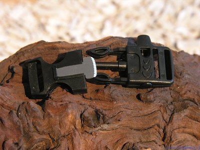 Sluiting survival, 60x30mm, zwart