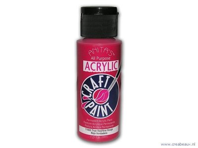 Anita’s acryl verf 60 ml, true red (rood)