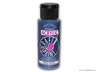 Anita’s acryl verf 60 ml, rich periwinkle (korenblauw)