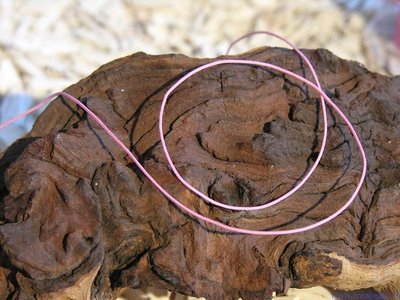 Waxkoord, 0,9mm, roze
