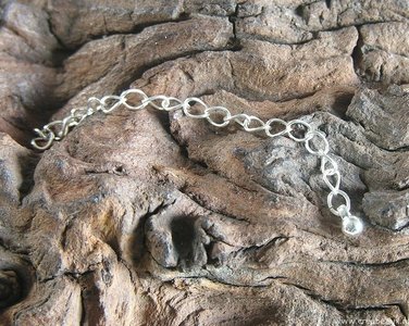 Verlengketting, 82mm, zilverkleur