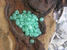 Rocailles 6/0, 4mm, licht turquoise