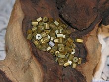 Rocailles buggles 6/0, 4mm, goud