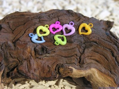 Hartjes, 20x15mm, multicolor