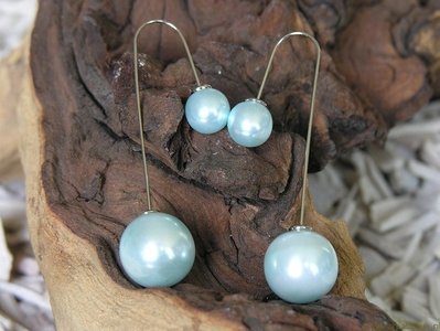 Double Bauble, hangend mintgroen