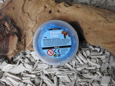 Foam Clay Metallic, 14 gram, blauw