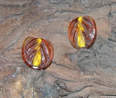 Blaadje, 10mm, okergeel