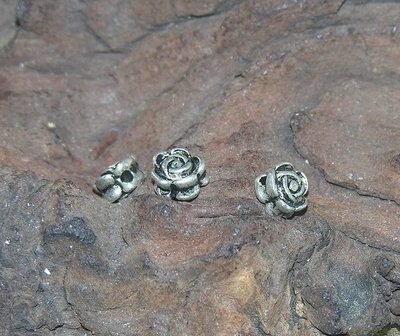 Bloem, 7mm, zilverkleur