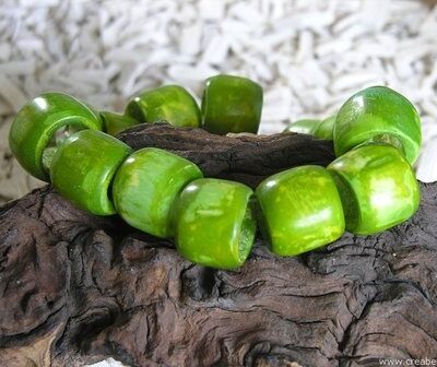 Bone, 28x20mm, groen