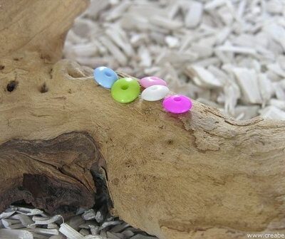 Discus, 12x5mm, multicolor