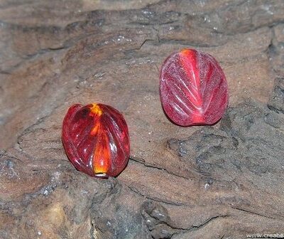 Blaadje, 10mm, rood
