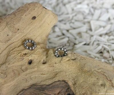 Tussenkraal, 15x4mm, oud zilverkleur