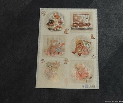 Marianne Design knipvel, EWK1250, Teddy Bears 2